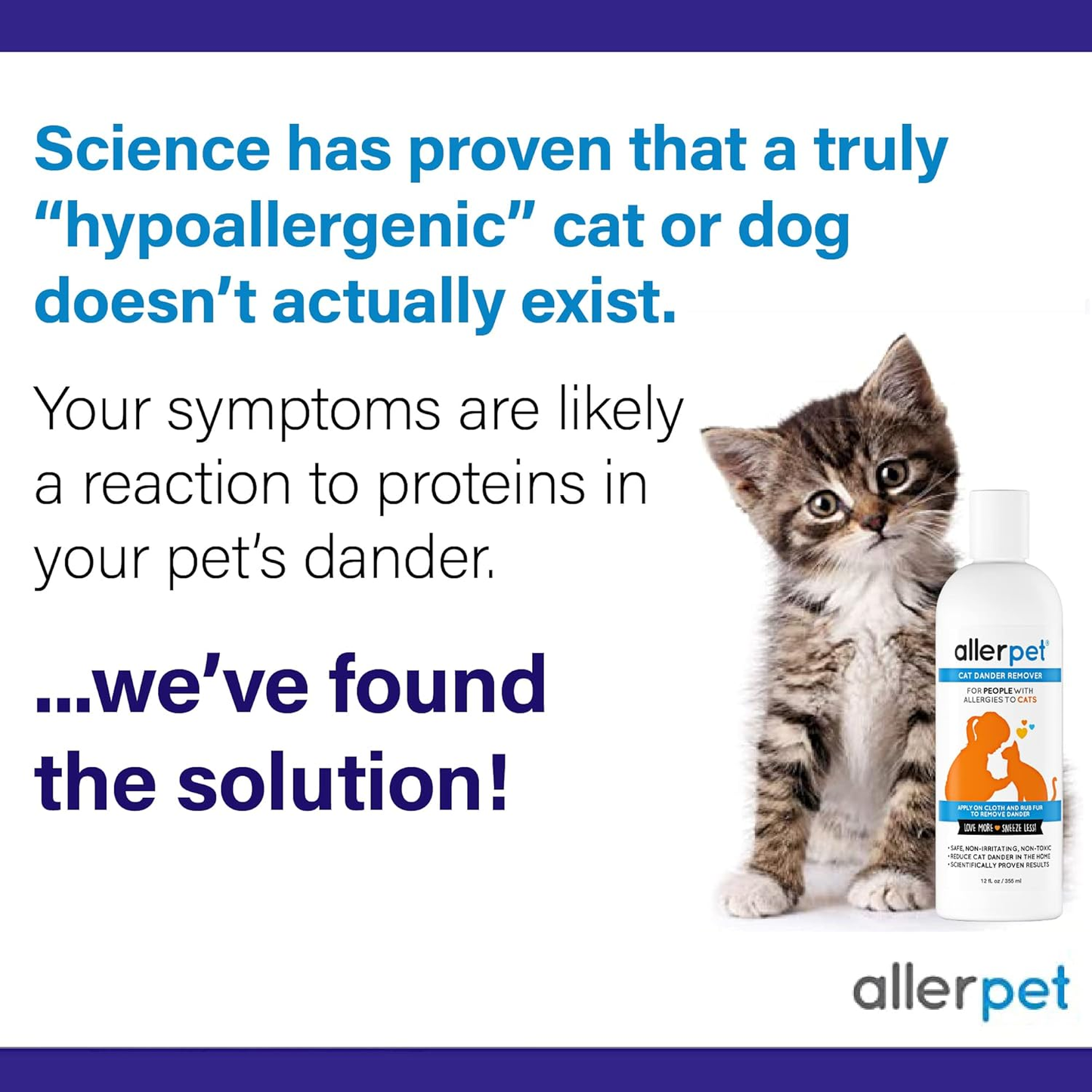 Allerpet® Cat Dander Remover & Grooming Gloves