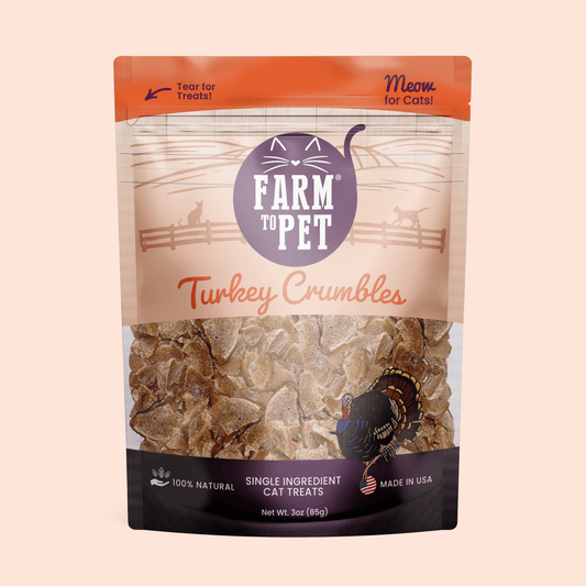 Farm Pet® Turkey Crumbles for Cats