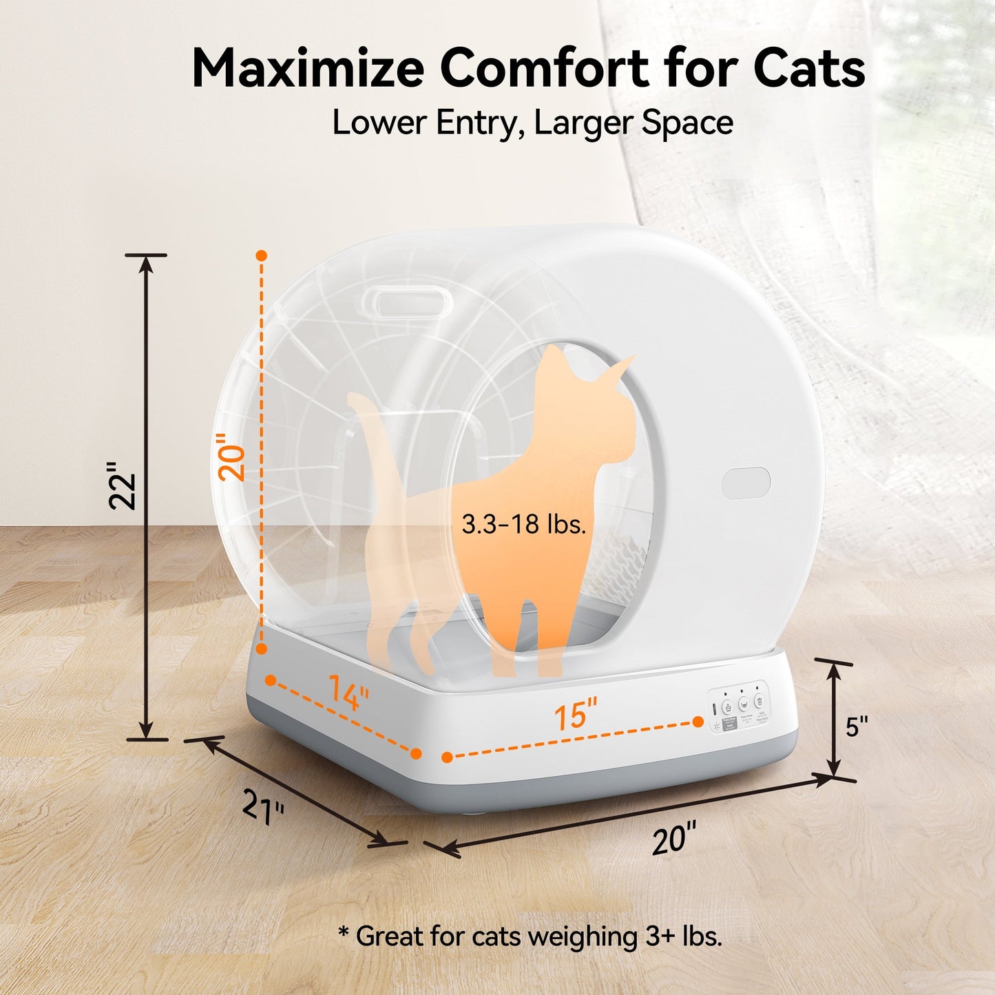 The PurePaw™ Self-Cleaning Litter Box