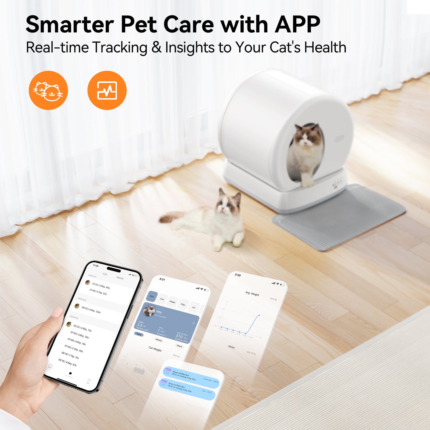 The PurePaw™ Self-Cleaning Litter Box